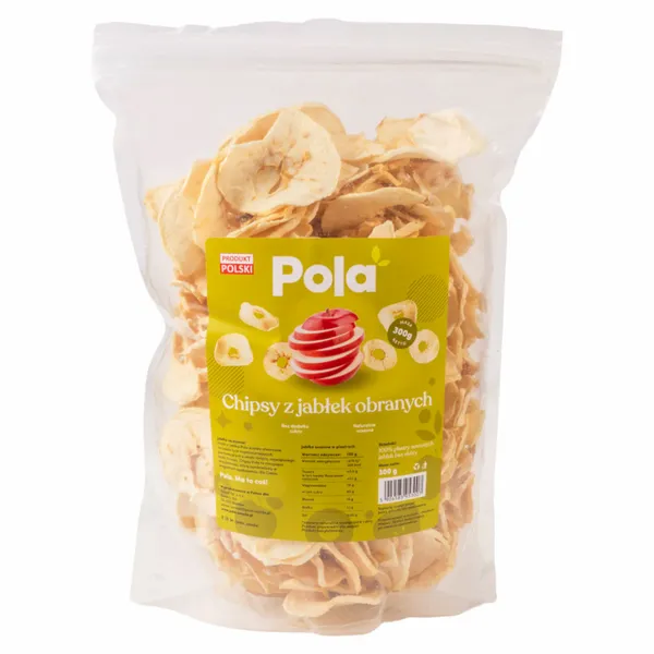 Chipsy z jabłek obranych 300g zdjęcie 1