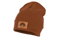 Jamiks BABI czapka dla dzieci na wiosnę prążkowana rudy 52-54