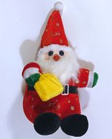 Mikołaj gwiazdor z prezentem figurka maskotka 25cm ozdoba świąteczna