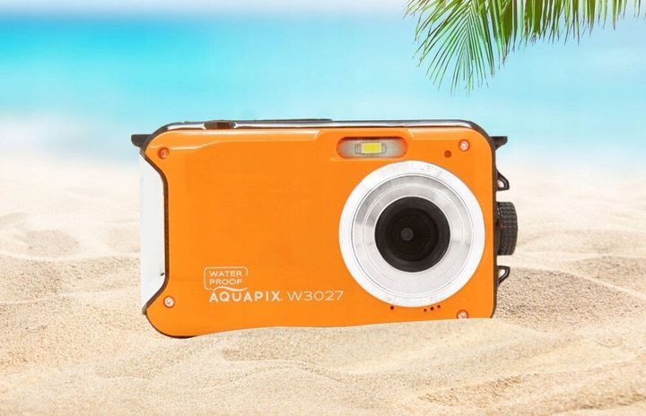 Aparat EASYPIX Aquapix W3027-O Wave Pomarańczowy zdjęcie 4