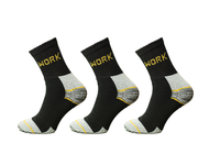 Robocze mocne i grube skarpety work eko frotte bawełniane polskie 3 pary 43-46