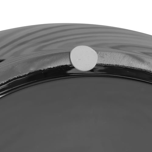 Doniczka Ceramiczna PIANO MISA D 24 H 10 srebrna glamour na Arena.pl