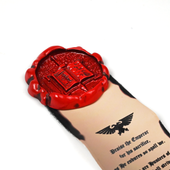 Seal Of Purity | 8 cm | Metal Żywica | Przypinka | Warhammer 40k