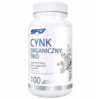 SFD CYNK ORGANICZNY TRIO 100 TAB ODPORNOŚĆ PAZNOKCIE SKÓRA WŁOSY ZDROWIE