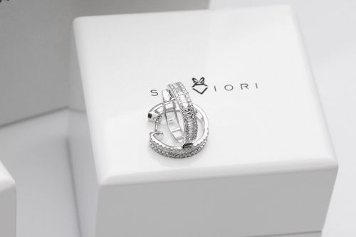 Złote kolczyki KBD4759 - Diament na Arena.pl