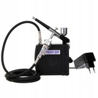 Zestaw aerografu TC Technic z kompresorem mini 0,2 mm wąż 1,8 m filtr