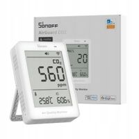 Miernik jakości powietrza WiFi LCD Sonoff AirGuard CO2 SAWF-08P