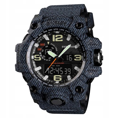 Zegarek męski SKMEI elektroniczny wiele funkcji na Arena.pl