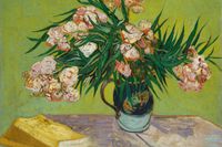 Plakat 30x20cm Oleanders, Van Gogh Vintage do Salonu