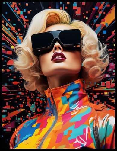 Plakat 50x65cm Retro Futuryzm na Arena.pl