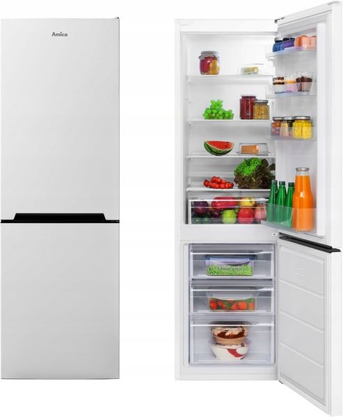 Lodówka AMICA FK2515.4UT(E) 170cm Biała E zdjęcie 8