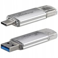 MARKOWY PENDRIVE 2W1 128GB USB-C DUAL DRIVE DYSK OTG USB ALUMINIUM ZATYCZKI