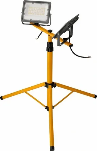 2x Halogen LED Naświetlacz Reflektor 50W IP65 PREMIUM + Statyw Budowlany na Arena.pl