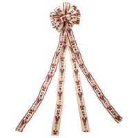 Kokarda dekoracyjna na choinkę dziadek do orzechów 130x33 cm