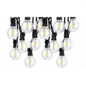 GIRLANDA LED 24V 22M Z PILOTEM IP44 CIEPŁY BIAŁY ŚWIATŁO