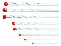 wiertła do betonu 3-10mm komplet 8 sztuk - t 60h508