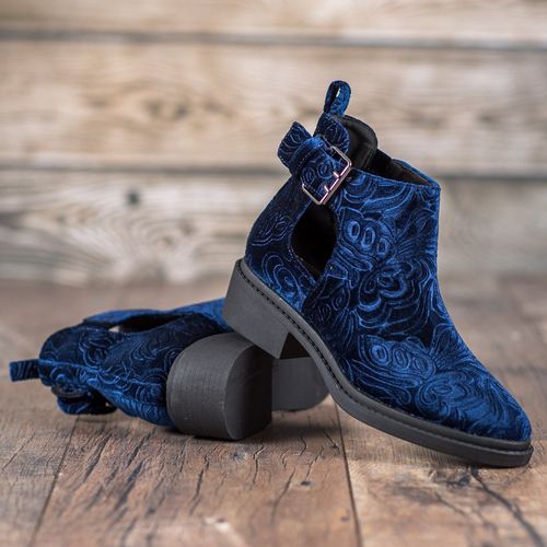 Welurowe Botki r.38 na Arena.pl