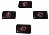 Naklejki 3D emblemat Alfa Romeo 159 Giulia Stelvio