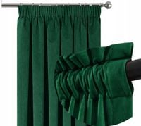 GOTOWA ZASŁONA ŻABKI NA TAŚMIE TUNEL 140x230 DO POKOJU WELUR VELVET GRUBA