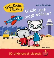 Książka dla dzieci z okienkami Kicia Kocia i Nunuś Gdzie jest moja walizka?