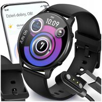 ZEGAREK MĘSKI SMARTWATCH 3D WODOODPORNY MENU POLSKIE POWIADOMIENIA PULS