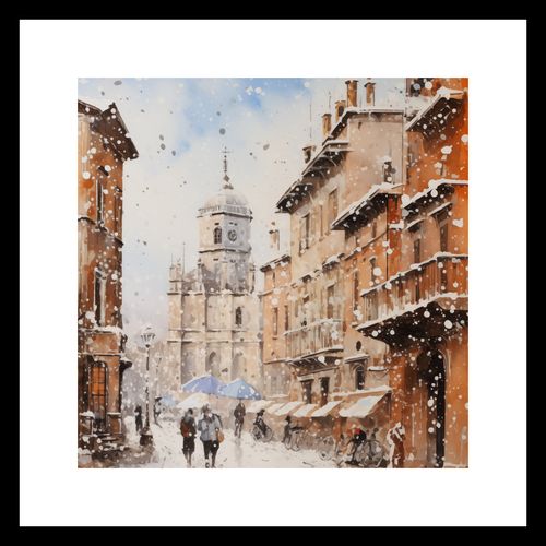 Plakat 20x20cm Urok Starych Miast na Arena.pl