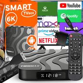 SMART TV BOX T95MAX ANDROID 9 64BIT 6K WIFI HDR USB 3.0 + PILOT KABEL