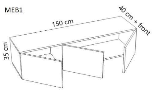 meblościanka LOFT 5 (push-open) na Arena.pl