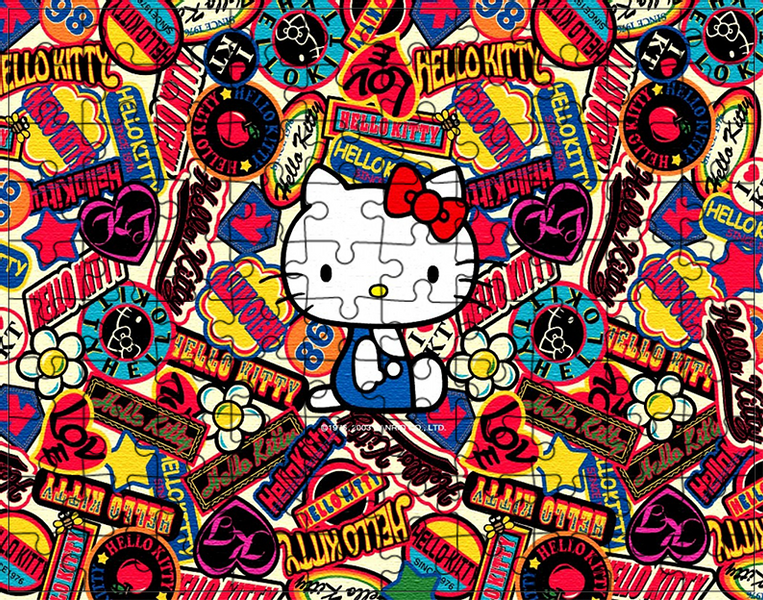 Puzzle Hello Kitty zdjęcie 1