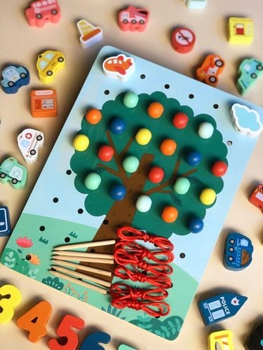 klocki cyferki drzewo jhtoy-988 na Arena.pl