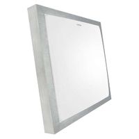 Plafon LAMPA sufitowa ALEX LED 18W 4000K 03244 Ideus ścienna OPRAWA kwadratowa do łazienki IP44 srebrna