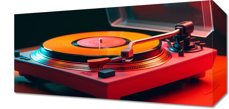 Obraz 40x20cm Retro Granie zdjęcie 1