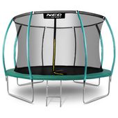 Trampolina ogrodowa profilowana 12ft/374cm z siatką wewnętrzną Neo-Sport