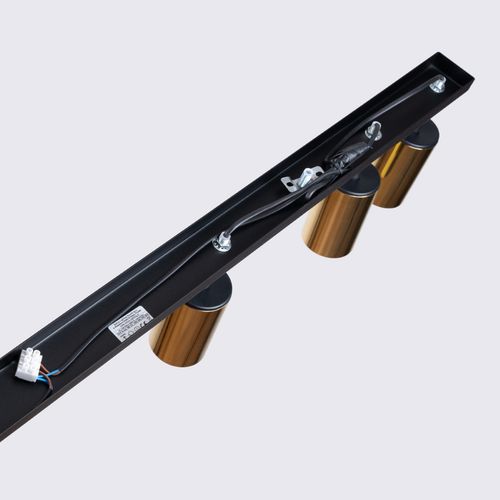 Plafon WINX 6L czarny/złoty na Arena.pl