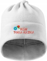 CZAPKA ZIMOWA Z HAFTEM koło gospodyń wiejskich + twój tekst logo KGW