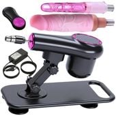 Nowoczesna Sex Maszyna Pilot Bezprzewodowy Wibrator 420 Ruchów/Min 2 Penisy