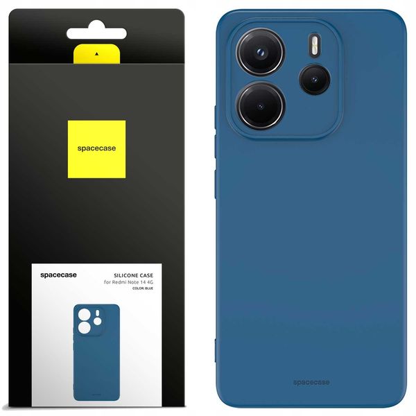 Spacecase Silicone Case 3.0 Redmi Note 14 5G blue zdjęcie 1