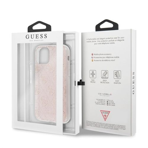 Guess 4G Glitter - Etui iPhone 11 Pro (Pink) na Arena.pl