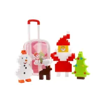 Zestaw Konstukcyjny Technok   Świąteczny Zestaw Klocków W Walizce Klocki