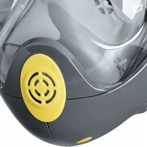 Maska do nurkowania Pełnotwarzowa z rurką fajką Pro5 Okulary od snurkowania na Arena.pl