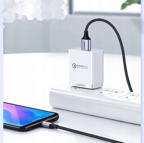 Kabel USB do USB-C UGREEN US288, 3m (czarny) na Arena.pl