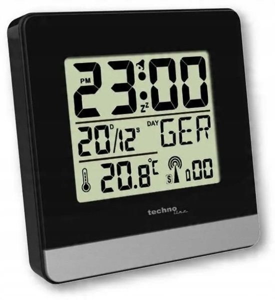 Zegar budzik Technoline czarny 8cm zdjęcie 5