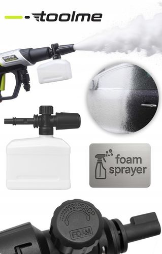 Myjka Ciśnieniowa Akumulatorowa elektryczna ALUMINIOWA pompa toolme na Arena.pl