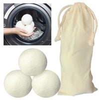 Kule do suszarki wełniane kulki zmiękczające piłki zestaw 3 sztuki