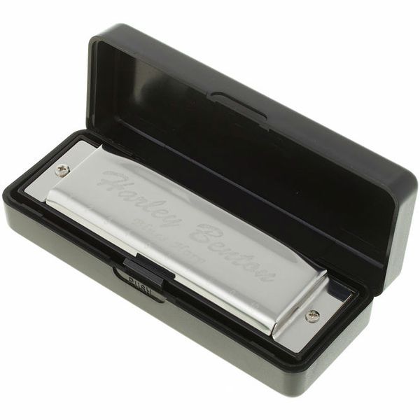 Harmonijka ustna A-Dur / A-Major Harley Benton Blues Harmonica Etui zdjęcie 1