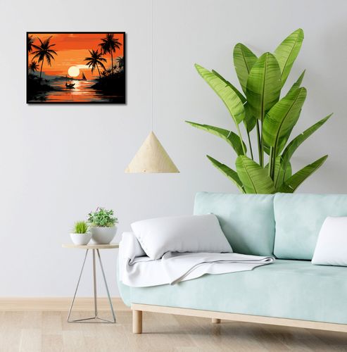 Plakat 55x40cm Tropikalny spokój na Arena.pl