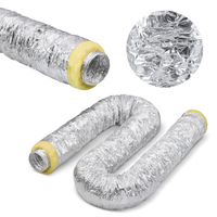 Rura wentylacyjna aluminiowa izolowana spiro rekuperacja 100 mm 5 m