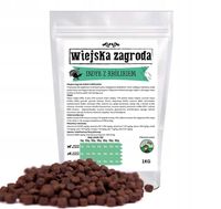 WIEJSKA ZAGRODA INDYK Z KRÓLIKIEM 1KG SUCHA KARMA DROBNIUTKA KARMA KULKI