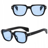 OKULARY PRZECIWSŁONECZNE filtr UV400 czarne unisex + ETUI + ŚCIERKA