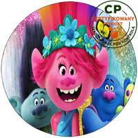 Opłatek na tort Trolls Trolle